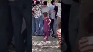 Little baby girl 👧 enjoy the dancing movement #fall#fail#omg#funny#comedy#karma#shots#viral