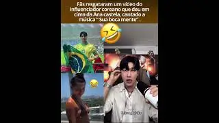 O coreano cantando pra Ana #zefelipe #anacastela #ultimasnoticia #famosos
