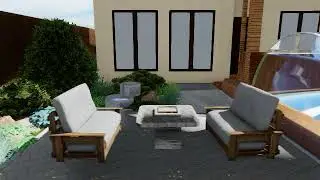 Остров. 3D визуализация участка. Студия Migarden