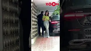Mrunal Thakur looks CUTE while she poses for the paps with a soft casual look #mrunalthakur #shorts