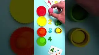 Let's Count to 4! Fun Learning for Toddlers! #learning #counting