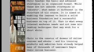 Chris Farrell Review Free Video Training