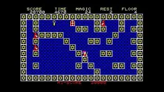 [PC-8001mk2SR][N88-BASIC]The Return Of Rainbow/ベーマガ1987年1月号掲載プログラム（エンディングネタバレ注意）