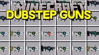 Minecraft DUBSTEP WEAPONS MOD! | WEAPONS THAT PLAY MUSIC, INSANE POWERS, & MORE! | Modded Mini-Game