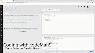 Codewars 8 kyu Finish Guess the Number Game JavaScript