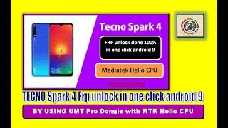 TECNO Spark 4 Frp unlock in one click with umt pro dongle | Hindi/Urdu | TECH City