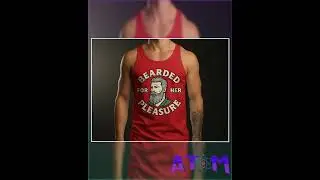 Bearded For Her Pleasure Graphic Image Design Tank Top