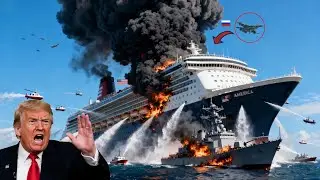 2 Hours Ago! A Russian SU-57 Pilot Destroyed a Ship Carrying 17 Top US Generals, See What Happened!