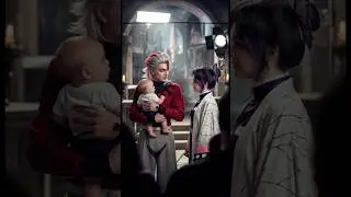 Demon Slayer Live Action Set BTS! #demonslayer #kny #shorts