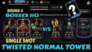 Mk Mobile | Twisted Tower | Battle 110 Bosses R4 | Beat By Gold Team