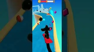 blob runner 3d // wakeboard challenge// Level 1 // #gaming #shorts