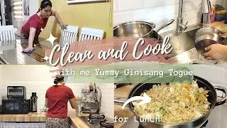CLEAN WITH ME | MOM LIFE VLOG | Let's Cook Ginisang Togue with Tofu for Lunch
