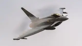 Cosford Airshow 2025 - RAF Typhoon Team Display - Sqn Ldr Nathan 'REHEAT' Shawyer (08/06/2025)