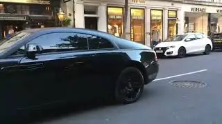Rolls Royce - wraith black badge Burnout