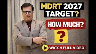 MDRT | What is Qualifying criteria for MDRT 2027 | 2026 Mein Kitna Premium & Commission Chahiye