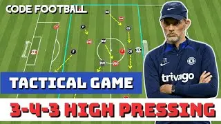 3-4-3 high pressing game!