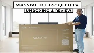 85 inch ka Cinema Hall! 🎥 TCL 85P8K QLED TV Review #virel 