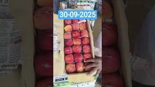 Kashmir apple rate today Hyderabad fruit market batasingaram 30-09-2025.