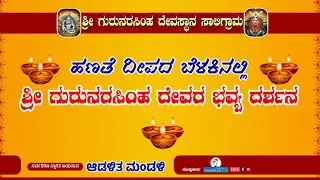 The grand darshan of Lord Sri Guru Narasimha in the lamp [2025] - Live