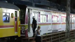 KRL gangguan, TM 6001F ditarik kereta kuning KRD NW Djoko Tingkir