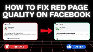 Fix Facebook Page Red Quality to Green (2026) | Step-by-Step Official Appeal Method