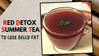 Red Detox Summer Tea to Lose Belly Fat | Boost Immunity | Kokum Tea Recipe Weight Loss & Metabolism