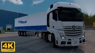 Extreme Fog & Heavy Cargo Challenge | Realistic ETS2 Trucking