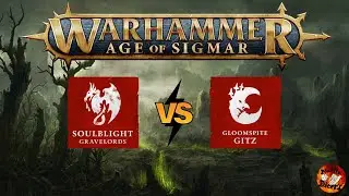 Warhammer AoS 1000 Pkt Battle Report  Soulbright Graveloards vs Gloomspite Gitz #2 #warhammer #aos