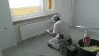Verf spuiten op deuren, kozijnen, verwarming etc.