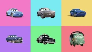 Let's Play With Lightning McQueen! Sally Carrera, Sterling, Rod Redline, Doc Hudson