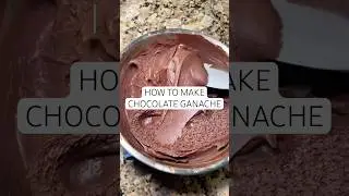 Making chocolate ganache&hellip; one of the ways 😂🍫 #chocolate #ganache #chocolateganache #frosting