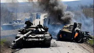 HORRIFYING MOMENT! First Ukrainian Ambush Near Pokrovsk BLEW UP Biggest Russian Column!
