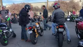 A little taste of Backfire Moto&rsquo;s Spring Opener. I mean smell of last night. Smells like bananas.