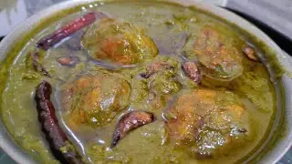 जब घर में हो पलक और अंडा तो बनाएं यह मजेदार रेसिपी l Palak anda curry recipe @cookingtips3808 