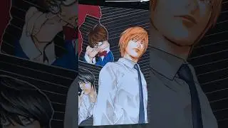Death note x Detective Conan 👩🏼&zwj;🎨 #shorts #art #drawing #howtodraw #anime #deathnote #sketch