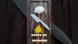 C&oacute;mo cortar cebolla y morr&oacute;n en  brunoise ( ideal para salsas