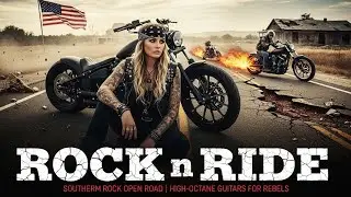 Best Music Rock n Roll Ride 🔥Southern Rock Open Road | High-Octane Guitars for Rebels