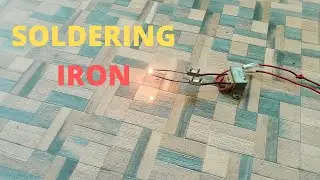 how to make a soldering iron at home