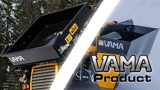 VAMA-Product Oy Wille hydraulisesti kippaava lava ja hiekoitinkauha