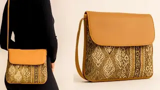 Make a Stylish Sling Bag in 11 Minutes | Simple DIY Shoulder Bag Cutting & Sewing for Beginners