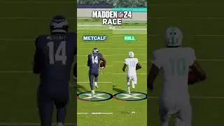 DK Metcalf vs. Tyreek Hill - Madden 24 Race