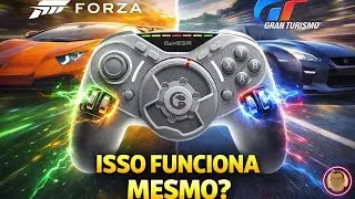 O FIM DOS VOLANTES CAROS? Conhe&ccedil;a o GameSir Swift Drive com mini-volante!