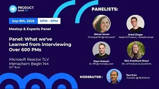 Meetup & Panel   What we've Learned from Interviewing Over 600 PMs  8th of Sep 2025