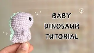 Amigurumi Dinosaur Crochet | How to crochet Little Dinosaur - Keychain