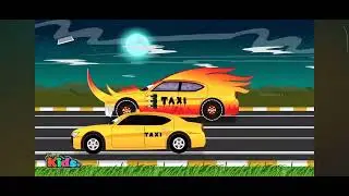 Supercar Rikki Saves The City From The Evil Taxi Car War Good VS Evil Merry Christmas 
