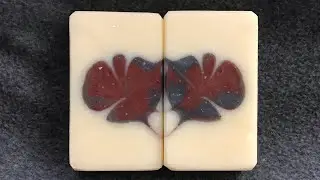 Pipe Divider Swirl Unscented Soap (using natural colourants)
