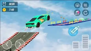 Franklin Become Super Hero Car Stunt Indian car Driving 3D | gaming video