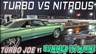 Turbo Joe VS 2FLY Grudge Race - Turbo LSx Regal VS Nitrous 632 Big Block Donk