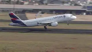 Airbus A320 - Latam Brazil - Departures SBSR - S&atilde;o Jos&eacute; do Rio Preto/SP