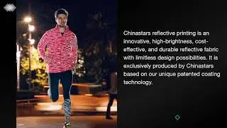 Chinastars reflective printing fabric
